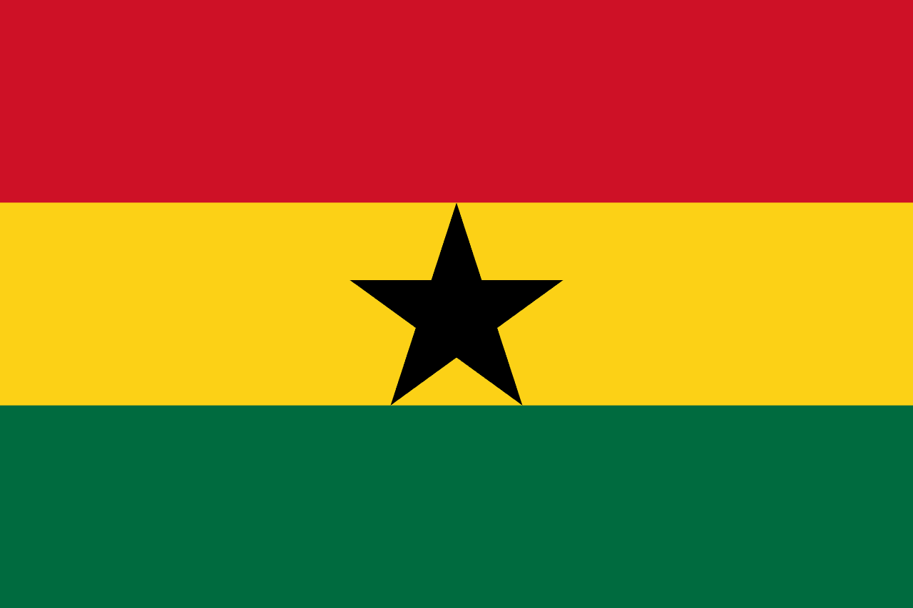 APCM Einsatzstelle Ghana Flagge